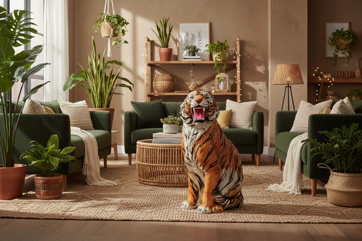 Tigre in ceramica