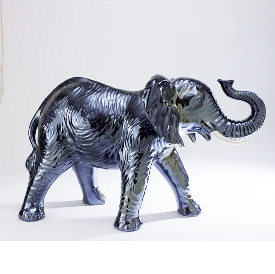 Black elephant mirror