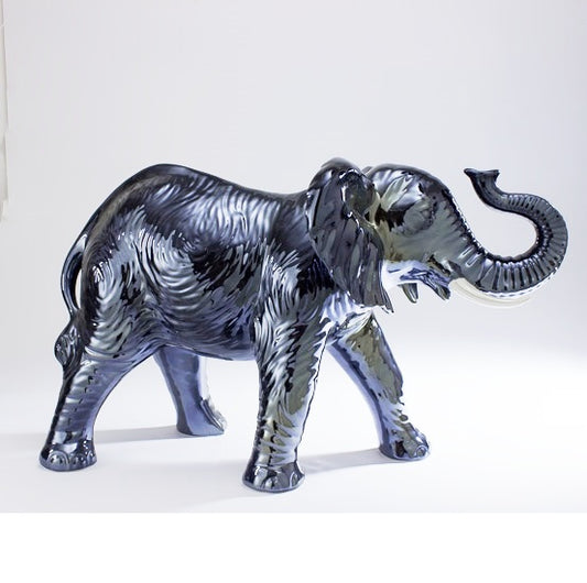 Black elephant mirror