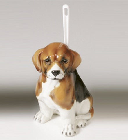 Beagle toilet brush holder