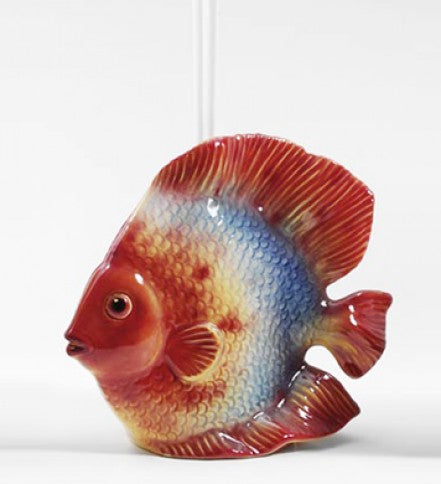 Pesce Discus rosso portascopino
