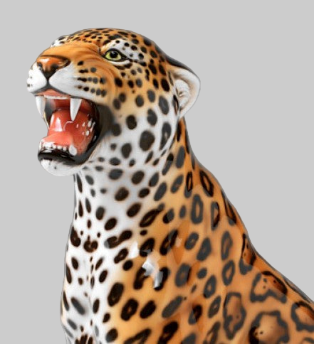 Giaguaro in ceramica