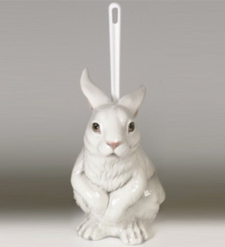 Rabbit toilet brush holder