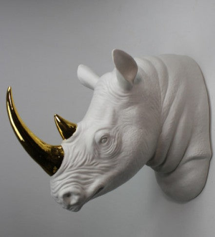 Testa di Rinoceronte da appendere