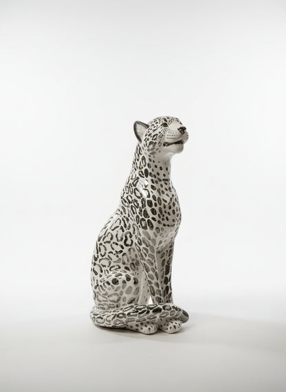 Ghepardo platino e swarovski